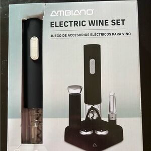 Ambiano Electric Wine Set - Black